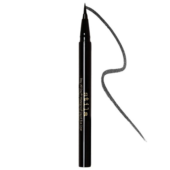 NIB Stila Stay All Day Waterproof Liquid Eye Liner - Intense Black - 0.016 oz. - Picture 4 of 9